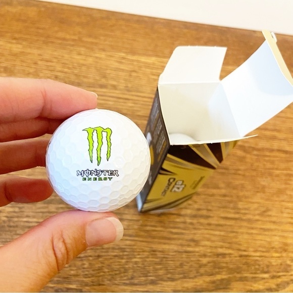 NWTs Bridgestone | Monster Energy Logo e12 Contact Set of 3 Golfballs - Picture 6 of 10